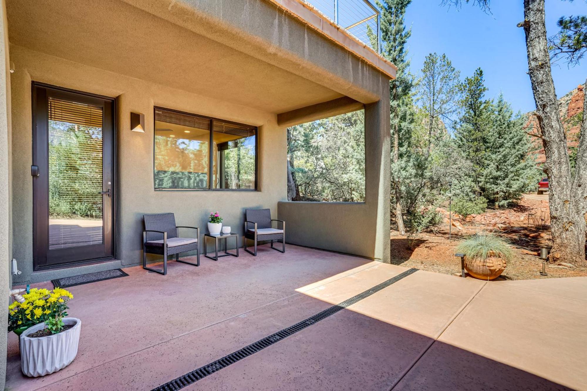 Апартаменты Sedona Couples Retreat With Patio Walk To Trails! Экстерьер фото